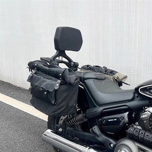 优选适用奔达金吉拉350改装靠背折叠带货架 多款靠背铝合金无损安