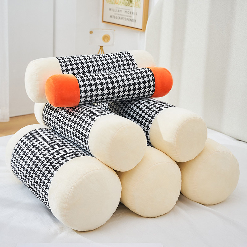 优选圆柱枕头抱枕长条圆柱形腰枕沙发头枕靠枕靠垫夹腿睡觉腰靠可