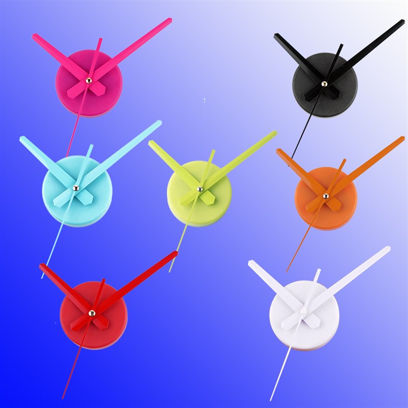 超静音DIY钟表盘 亚克力挂钟圆盘机芯十字绣钟表配件表芯钟芯包邮