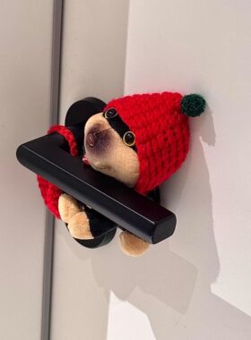 【门把手搭子】蜜蜂小狗卧室门把手装饰家居摆件可爱门把保护套