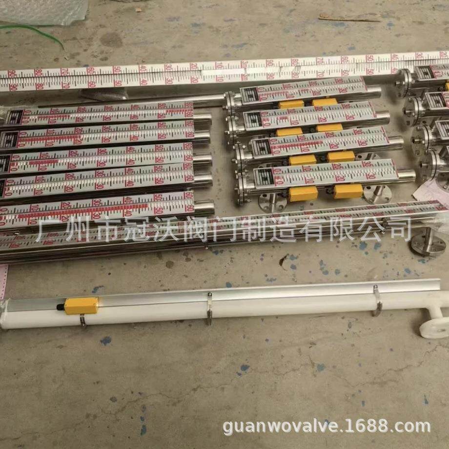PVC PP UPVC液位计 活接塑料水位计 液位计磁翻板刻度水位液位计