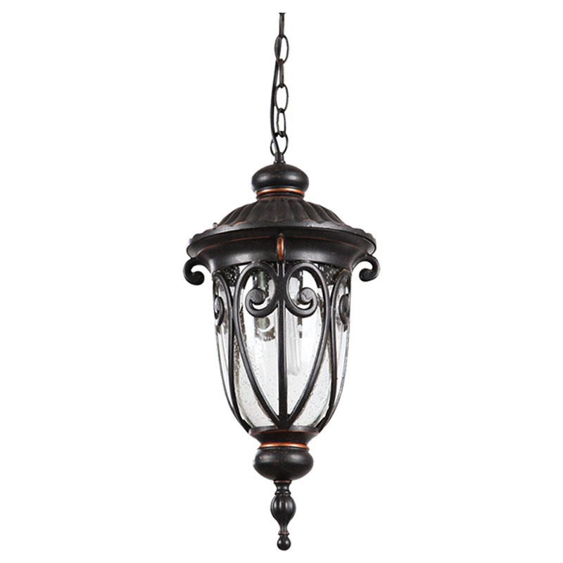 欧式户外吊灯防水防锈庭院景观灯走廊过道灯阳台灯大门吊灯纯铝