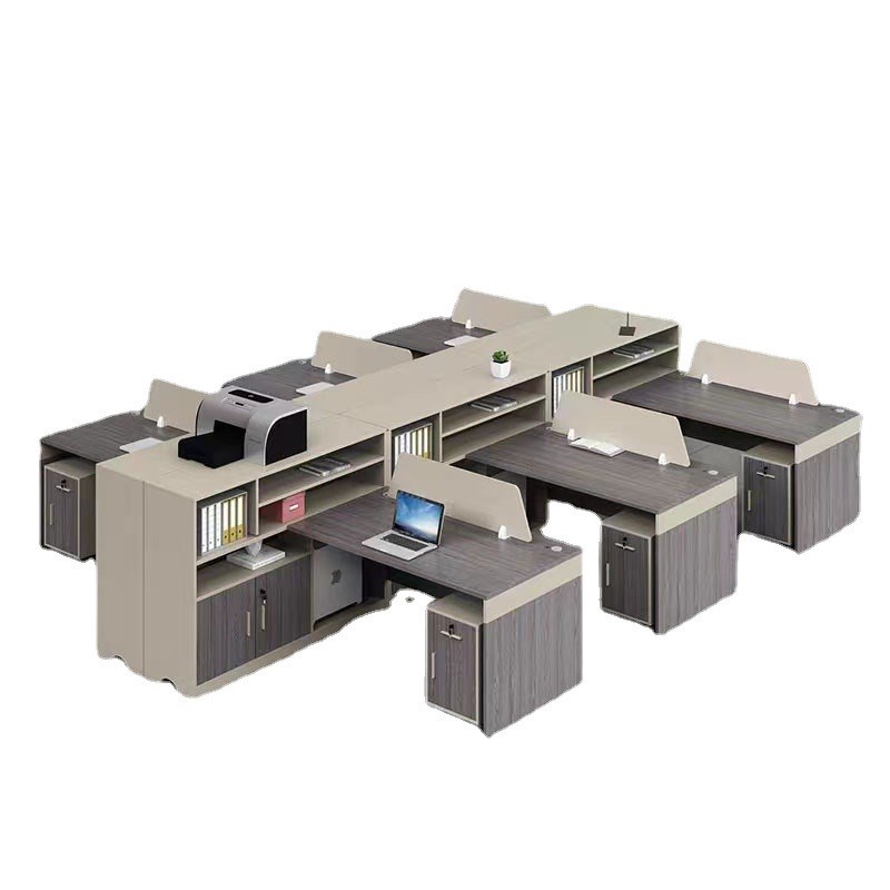 职员办公桌员工桌四人位办公室财务桌子双人工位屏风卡座桌椅组合