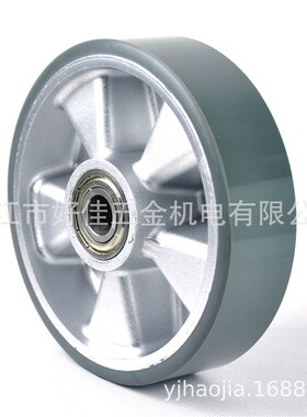 工厂直供180X50X60mm铝芯聚氨脂(PU)脚轮