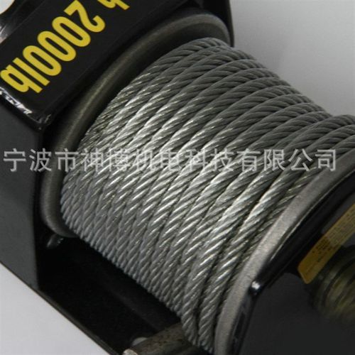 厂家直销便携式电动绞盘 电动绞盘 winch2000LB 小型电动绞盘