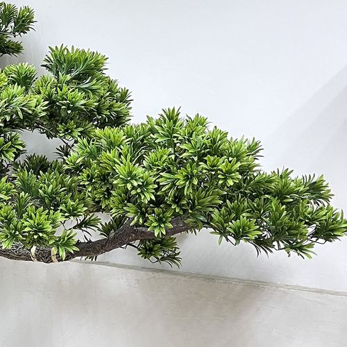 大型室内外装饰造景假树罗汉松 商场室内装饰景观摆件仿真罗汉松