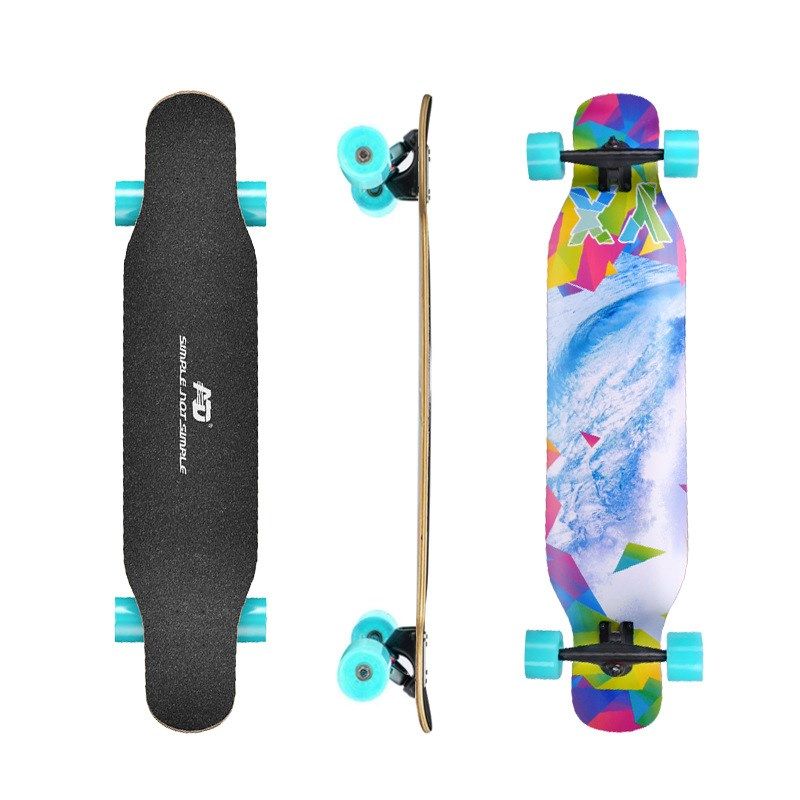 长板滑板 AD厂家专业四轮初学者儿童滑板刷街代步出口舞板