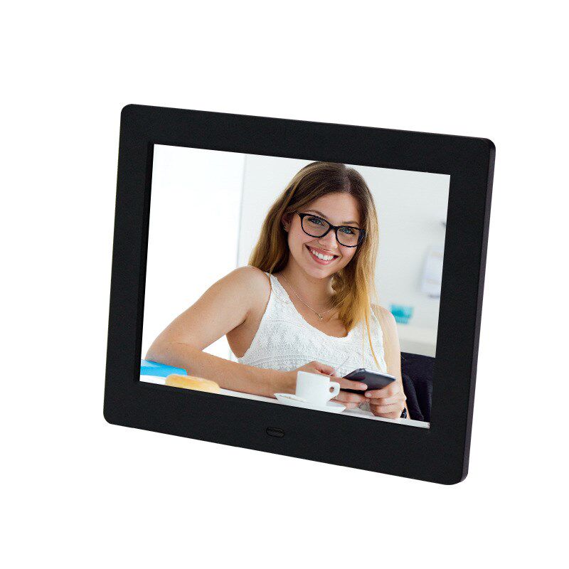 工厂现货8寸数码相框高清电子相框带壁挂视频图片展示播放广告机