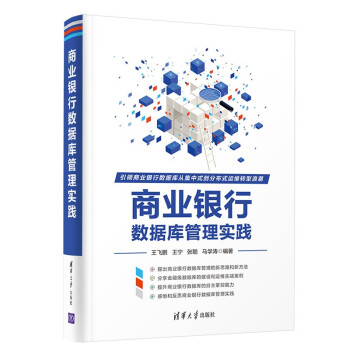 商业银行数据库管理实践97873025875769787302587576清华大学出版社王飞鹏,王宁,张聪,马学涛 著