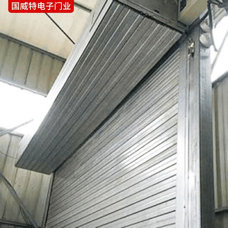 工程施工防火钢制卷帘门定制 无尘车间电动钢制卷帘门青岛安装