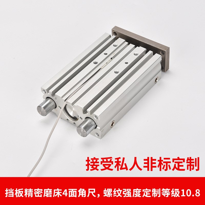 SMC型MGPM12-20Z三轴三杆带导杆MGMP16-10/100Z大推力TCM气动气缸