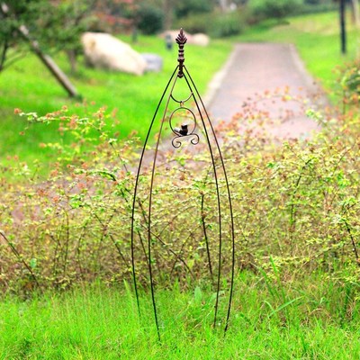 挂鸟长型铁艺爬藤花架阳台花架室内铁线莲爬藤架庭院花园装饰