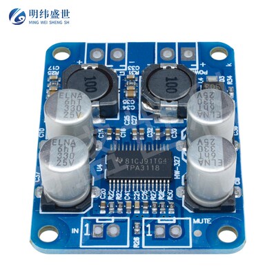TPA3118 PBTL 60W单声道数字音频功放板模块 DC8-24V数字功放模块