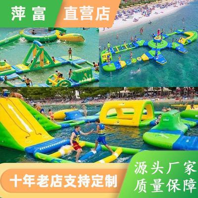大型水上闯关设备 水上乐园娱乐设施 竞技大冲关移动水上乐园