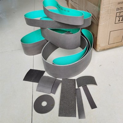 靶材抛光打磨带电镀金刚石砂带超硬合金工件抛光带金钢石树脂沙带