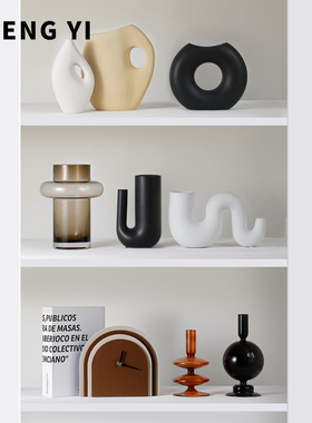 诚艺现代艺术软装饰品摆件格调高级感轻奢风家居客厅酒柜高档摆设