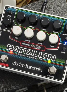 优选EHX Electro-Harmonix Battalion Bass 前级 DI 失真 单块效