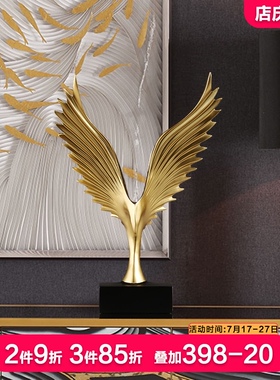 优选大鹏展翅桌面摆件创意家居饰品电视柜办公室工艺品玄关艺术雕