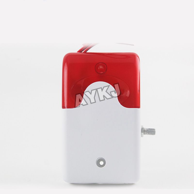 优选DC-12V有线声光报警器JS-103声光警号/声音大小可调/防盗报警