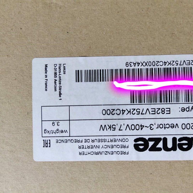 优选伦茨变频器 LENZE变频器 E82EV752K4C E82EV752-4C