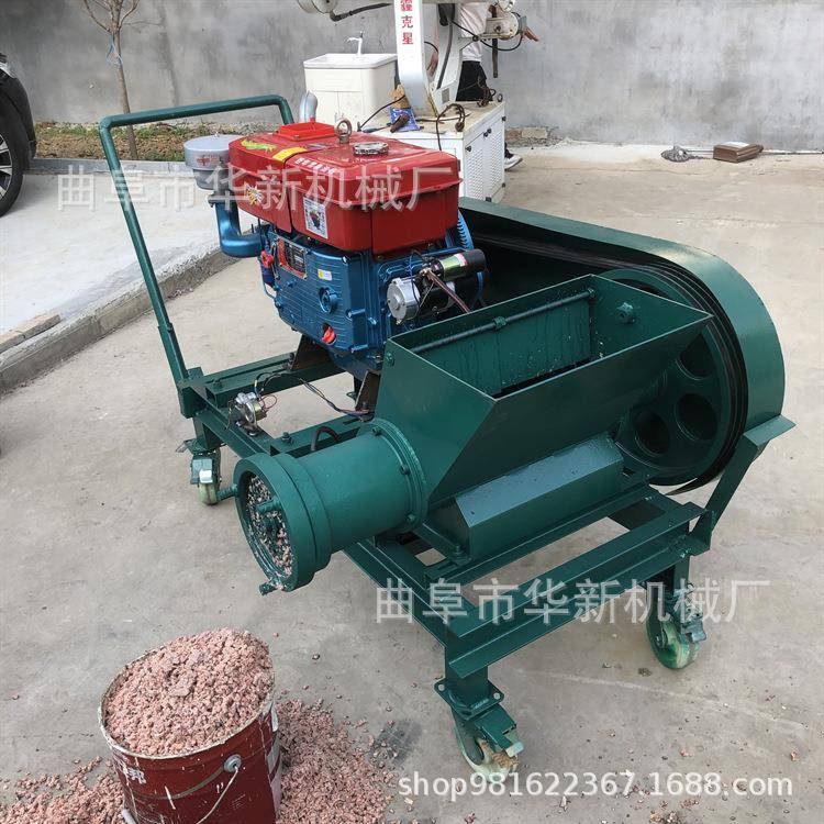 大型冻肉板绞肉机柴油机带冻肉绞肉设备鸡骨架鸡头绞碎机