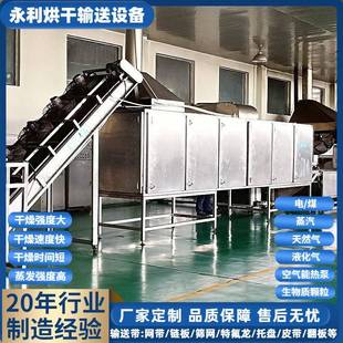 油炸黄豆烘干设备 食品烘干机厂家 多层网带调料菜包干豆干燥设备