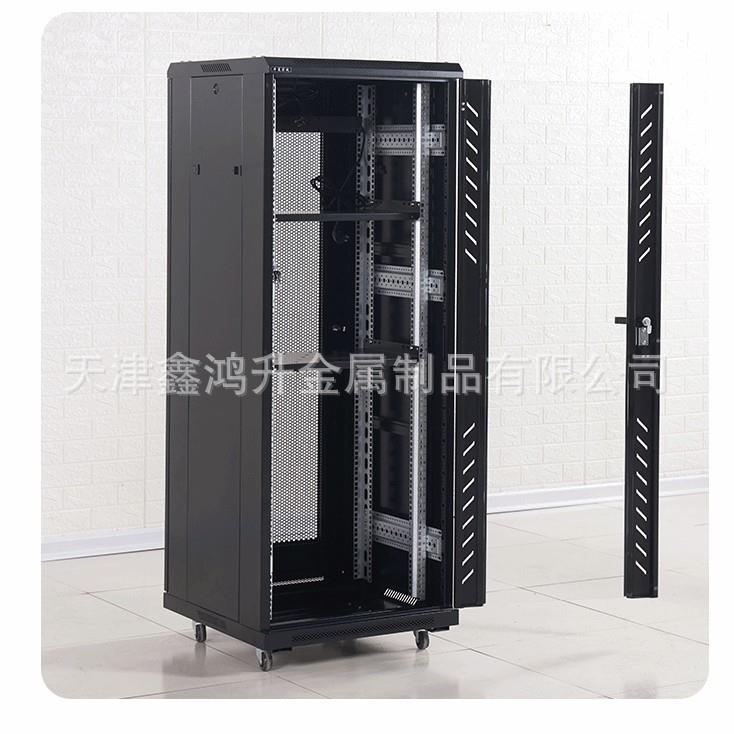 厂家立式网络机柜冷轧钢服务器42U网络机柜集成监控系统机柜