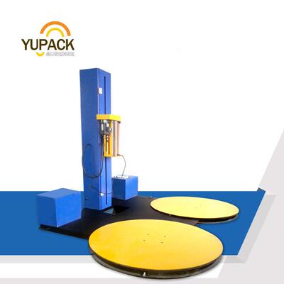 缠绕机T1650F-S双托盘缠绕机预拉伸缠绕包装机-青岛艾讯