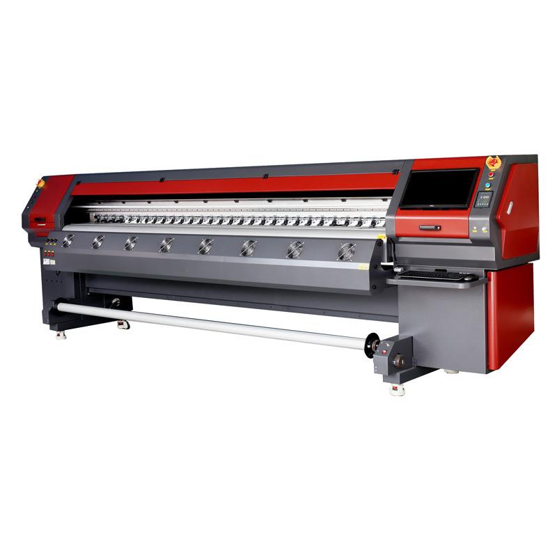 3.2米户外写真机灯布公交车贴打印机弱溶剂广告喷绘打印机厂家