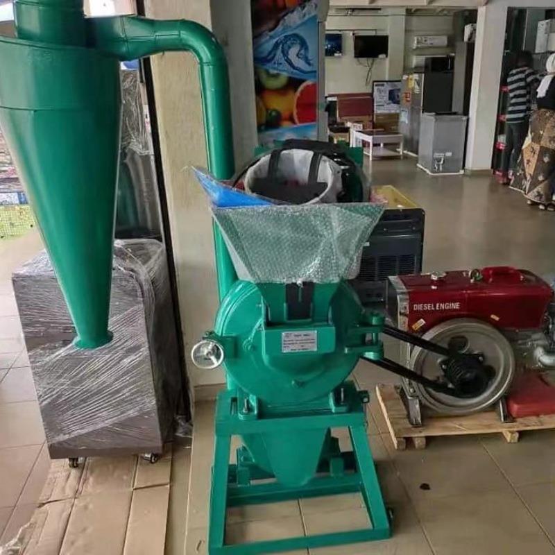 齿爪式玉米粉碎设备鱼骨鸡架饲料打粉机石膏硫磺精细粉碎机机