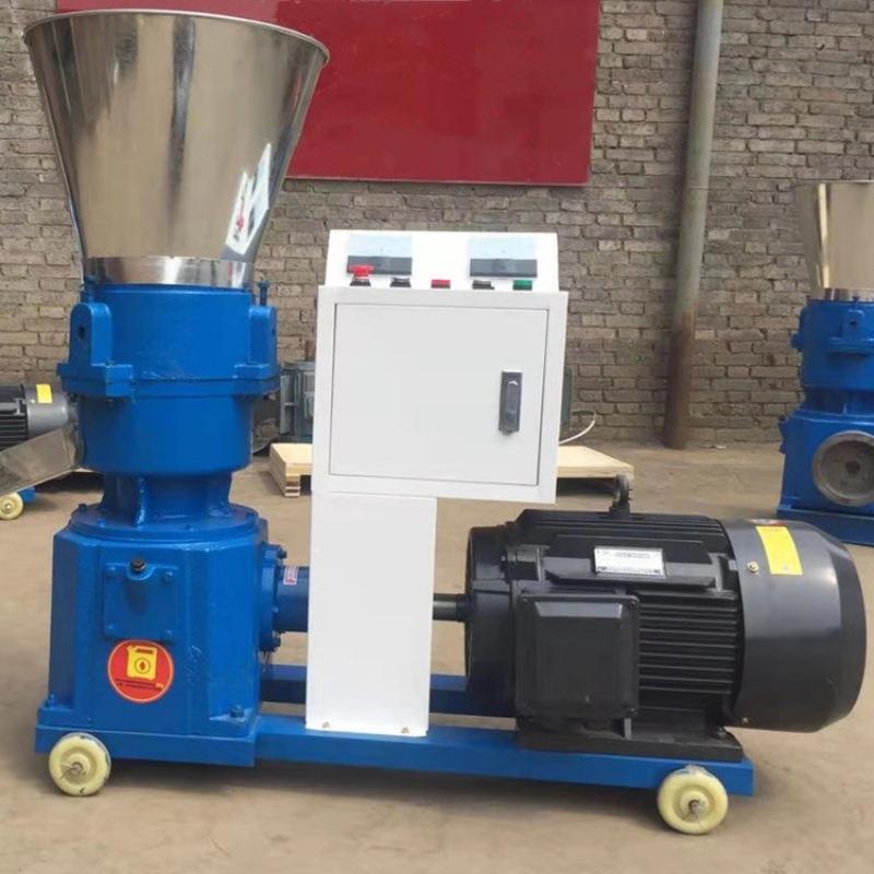 家用型玉米颗粒饲料机鸡鸭鹅羊猪牛饲料机出口养殖场饲料颗粒机