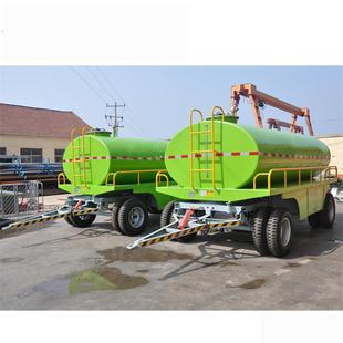 6吨水罐拖车油罐拖车水罐拖车园林绿化罐车工具车可转向