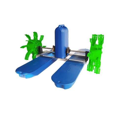 上海农乐牌两叶四叶轮六叶轮水车式增氧机增氧泵