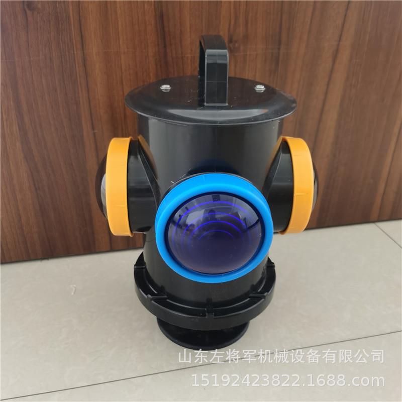 扳道器信号灯充电款 铁路led交通信号灯夜间亮 铁路转辙器标示灯