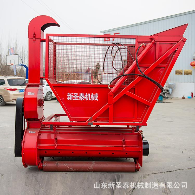 农用青储饲料收割机牛羊养殖无土青储秸秆饲料收割机抛送装仓