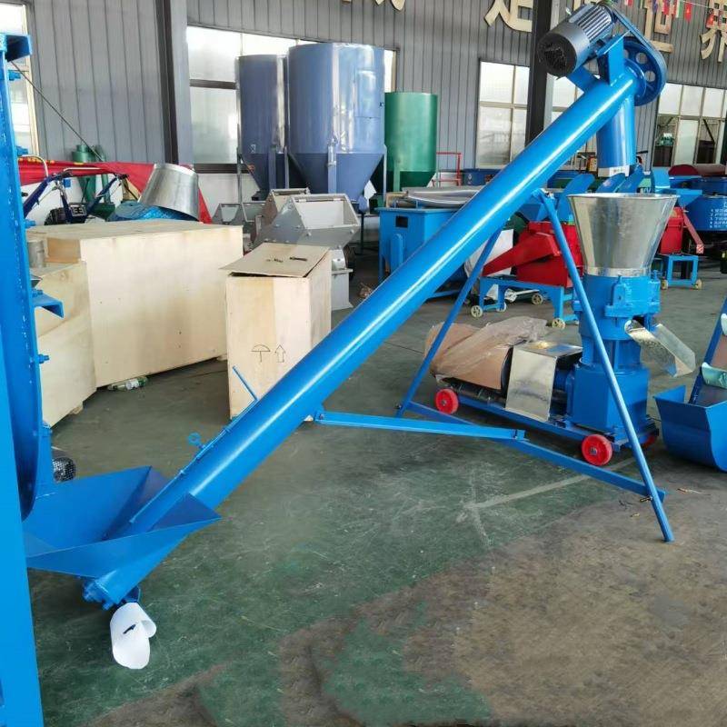 猪饲料颗粒机160型三个压轮饲料颗粒机养兔家用饲料颗粒加工机