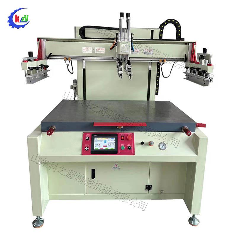 PLC控制无纺布袋印花机数控丝网印刷机四柱升降升降平面丝印机