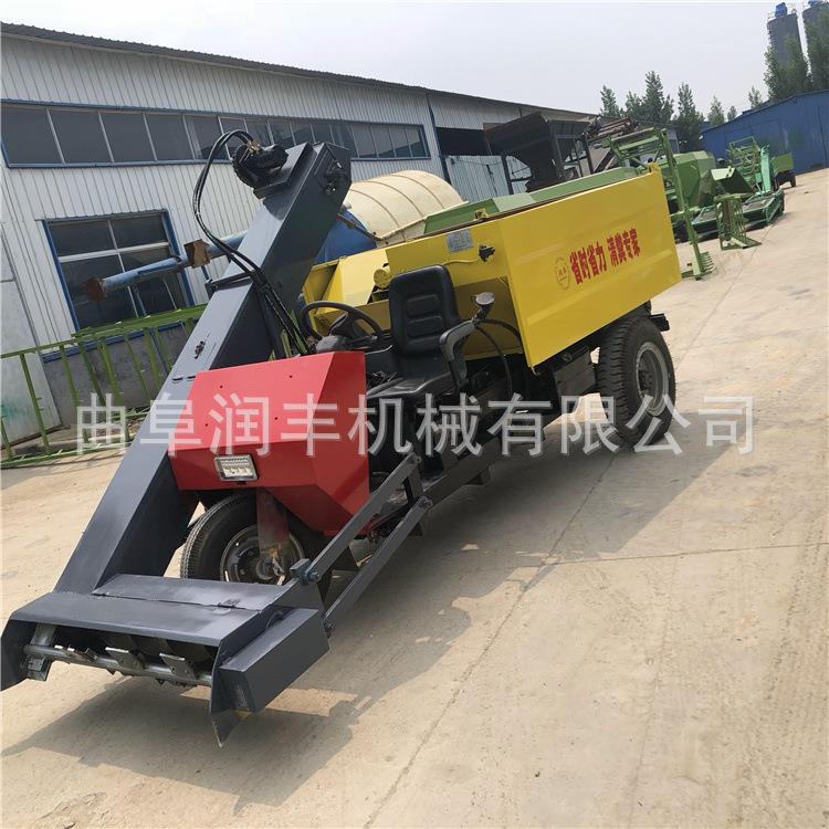 铲车式牛场清粪车粪便运输四轮除粪机清理牛圈三轮除粪设备