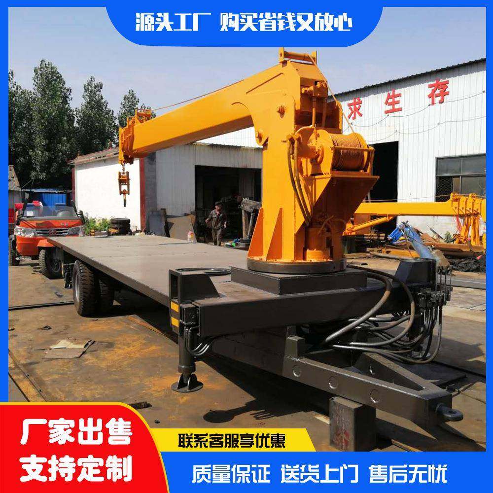 拖拉机牵引吊车8吨加长农用拖拉机平板吊集装箱运输吊运机,搬运/仓储/物流设备,其他起重搬运设备,淘宝优惠券,粉丝福利购,淘宝优惠卷