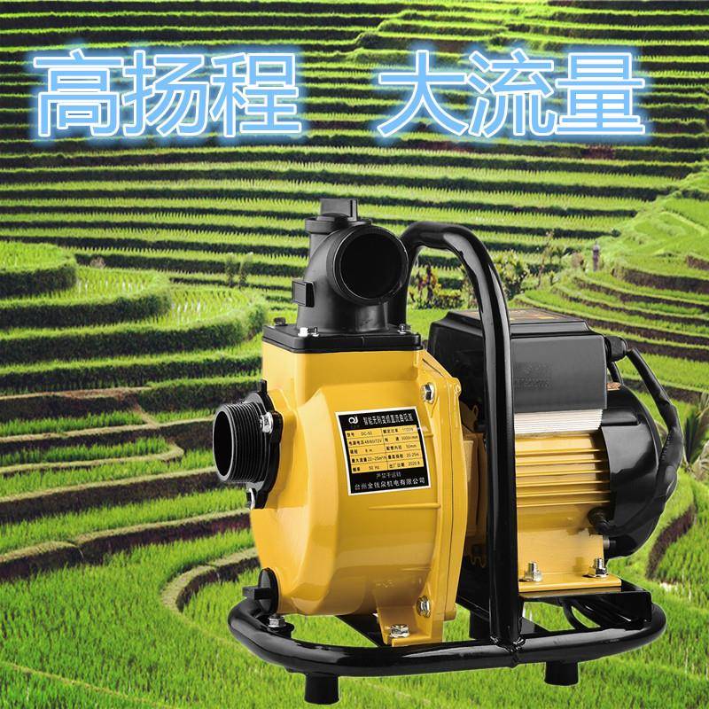 2寸智能无刷变频直流自吸离心泵农用灌溉大棚电动车抽水泵