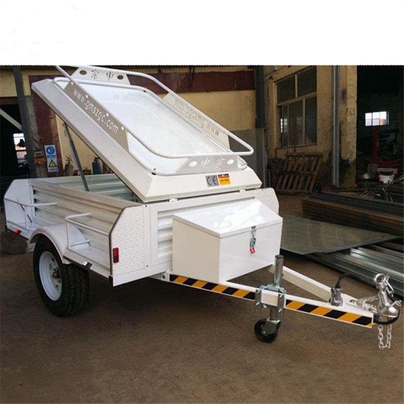 0.5吨汽车拖车越野车拖车USA汽车小拖车野营帐篷拖车