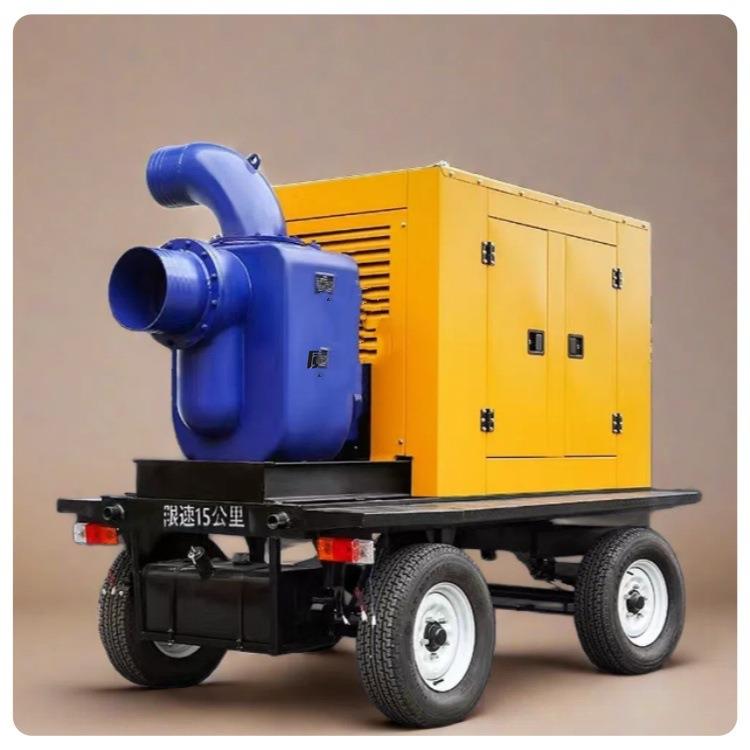 大排量柴油机水泵城市防汛农田灌溉防汛抗旱应急移动泵车