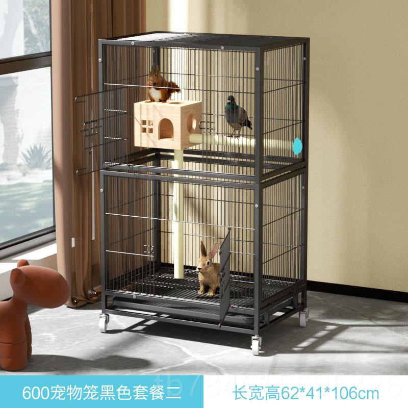 新款欣乐森松鼠笼三龙猫貂笼花宠鼠层别墅枝龙猫柜笼大号貂笼物鸟图片