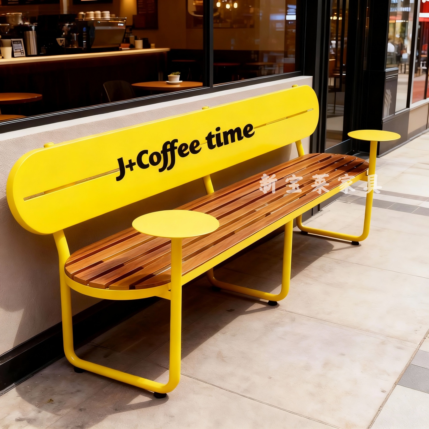 防水防晒户外网红长椅可定制