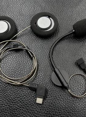 适用于乐行LEXIN G4 G16 G2 B4FM头盔骑行升级发烧重低音耳机耳麦