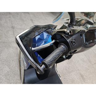 适用铃木UY125挡风玻璃踏板机车挡风护手UU小海豚UE 配 裂行nx改装