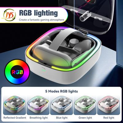 JYS Meta quest3 VR眼镜手柄触点方舱充电底座配电池套装 VR配件