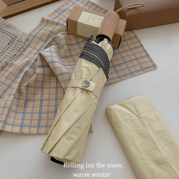 奶酪芝士塔｜ins小清新黑胶伞遮阳防晒抗UV遮阳伞晴雨两用伞,居家日用,伞,淘宝优惠券,粉丝福利购,淘宝优惠卷