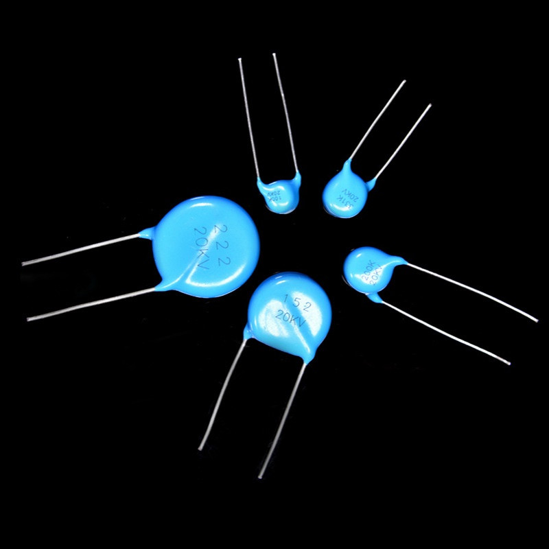 超高压陶瓷电容24K 20KVSL 24PF 10%蓝色直插P10HVCAP智威