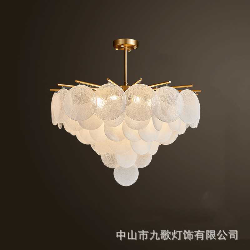 后现代简约餐厅客厅卧室灯具别墅楼梯间网红设计师轻奢水晶吊灯